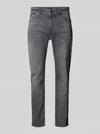 Spodnie męskie - Jeansy o kroju slim fit z 5 kieszeniami model ‘Delaware’ - miniaturka - grafika 1