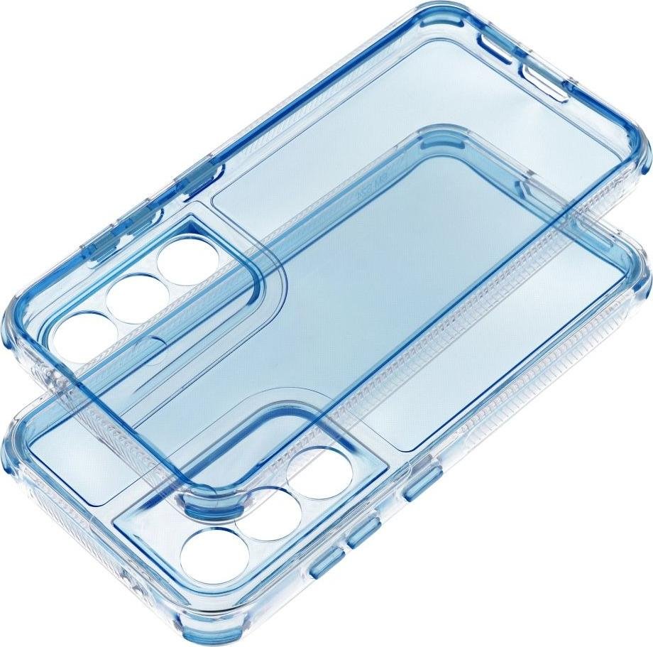 Etui na telefon komórkowy MATRIX CLEAR pasuje do SAMSUNG S25 niebieski