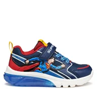 Buty dla chłopców - Sneakersy Geox J Ciberdron J56LBD 05411 C0200 DD Niebieski - miniaturka - grafika 1