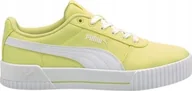 Buty sportowe damskie - Buty Damskie Puma Carina CV Żółte r 37 - miniaturka - grafika 1