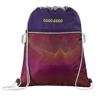 Coocazoo, worek na buty RocketPocket II FIX, kolor: Soniclights Purple (188159) - Plecaki szkolne i tornistry - miniaturka - grafika 1