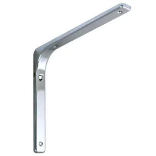 Wspornik Podpórka stalowa Chromowana 300x250mm M.2 - Meble modułowe i akcesoria - miniaturka - grafika 1