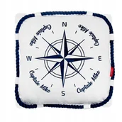 Kompasy - Poduszka dekoracyjna Kompas Morska ozdobna 35 cm - miniaturka - grafika 1