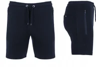 Spodenki męskie - Krótkie Spodenki Męskie UNIWERSLANE ZAPINANE KIESZENIE Roly 0419 GRANAT XL - miniaturka - grafika 1