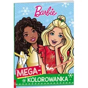 Literatura popularno naukowa dla młodzieży - Barbie Megakolorowanka - miniaturka - grafika 1