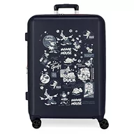 Walizki - Disney 100 Special Shine Mickey Comic Walizka średniej wielkości 48x70x26 cms Twarde mocowanie ABS Wbudowany 81L 3,98 kg 4 koła Podwójne, niebieski, Talla única, średnia walizka - miniaturka - grafika 1