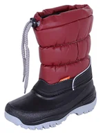 Śniegowce damskie - Bordowo-czarne, ocieplane śniegowce LUCKY DEMAR 29-30 EU - miniaturka - grafika 1