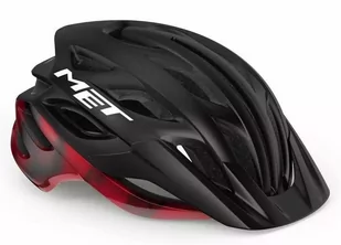 MET Veleno Helmet, czarny/czerwony M | 56-58cm 2022 Kaski miejskie i trekkingowe 57003616 - Kaski rowerowe - miniaturka - grafika 1