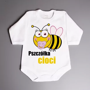 Pszczółka cioci - body niemowlęce - Body dla niemowląt - miniaturka - grafika 1
