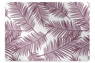 Podnóżki, podpórki, podkładki - Mata pod fotel ochrona paneli Purpurowe liście 100x70 cm - miniaturka - grafika 1