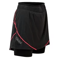Spódnice - OMM Pace Skort - czarny/różowy, XS - miniaturka - grafika 1