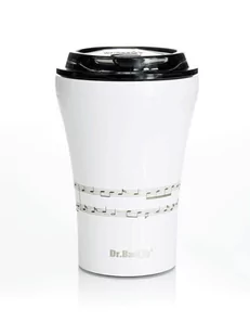 Kubek do kawy termiczny z powłoką ceramiczną Dr.Bacty Apollo 227 ml - biały - Pięciolinia - Kubki termiczne - miniaturka - grafika 1
