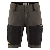 Spodnie damskie - Fjällräven Krótkie spodnie damskie Keb Shorts W wielokolorowa czarny/szary kamienny. 40 - miniaturka - grafika 1