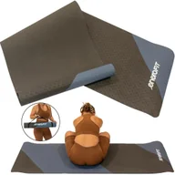 Maty do jogi - MATA DO JOGI I FITNESS TPE ANTYPOŚLIZGOWA CZARNO-NIEBIESKA ENERO FIT - miniaturka - grafika 1