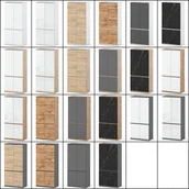 Szafy - Szafa Do Sypialni Loft 80cm Półki Nowoczesna Z Drążkiem Szary Dąb Wotan - miniaturka - grafika 1