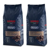 Kawa - Kawa ziarnista DELONGHI Kimbo Espresso Arabica 2 x 1 kg - miniaturka - grafika 1