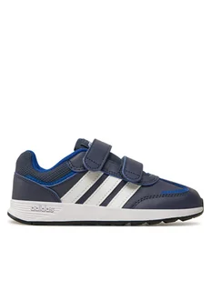 adidas Sneakersy Tensaur Switch JH9240 Granatowy - Buty dla chłopców - miniaturka - grafika 1