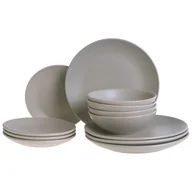 Serwisy obiadowe - Zastawa stołowa 18-częściowa VIVANI Kamionka Szary - miniaturka - grafika 1