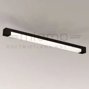 Shilo łazienkowa oprawa sufitowa Sumoto T5 czarna IP44 8081 - Oprawy, klosze i abażury - miniaturka - grafika 1