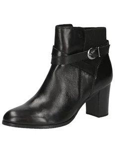 CAPRICE Damskie botki na obcasie 9-25355-43, Czarna papka, 39 EU - Botki damskie - miniaturka - grafika 1