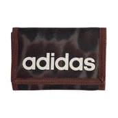 Portfele - Portfel adidas Linear brązowy KD2181 - miniaturka - grafika 1
