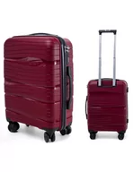 Walizki - Mała kabinowa walizka PELLUCCI RGL PP3 S Bordowa - miniaturka - grafika 1