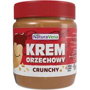 Słodkie kremy i masła - NATURAVENA Krem orzechowy crunchy 100% bez soli/cukru 340g - Naturavena 5902367400422 - miniaturka - grafika 1