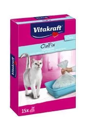 Vitakraft Vitakraft CLOFIX woreczki higieniczne do kuwety 15szt 43170-uniw - Woreczki na psie odchody - miniaturka - grafika 1