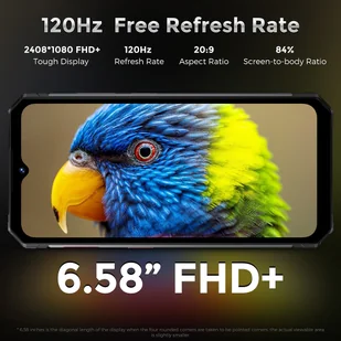 FOSSiBOT F102 12/256GB Czarno-czerwony - Telefony komórkowe - miniaturka - grafika 8