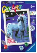 Zabawki kreatywne - CreArt: Magiczny jednorożec - Ravensburger - miniaturka - grafika 1