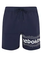 Kąpielówki męskie - Reebok Szorty kąpielowe "Romford" w kolorze granatowym - miniaturka - grafika 1