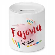 Skarbonki - Skarbonka Dla Wandy na Urodziny Idealny Prezent z Nadrukiem ze Zdjęciem + Opakowanie na prezent (wzór 01) - miniaturka - grafika 1