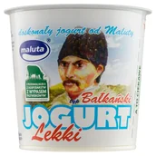 Kefiry, jogurty, maślanki - Maluta Jogurt lekki typ bałkański 340 g - miniaturka - grafika 1