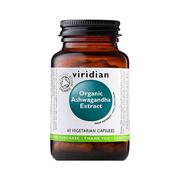 Suplementy naturalne - Viridian Organic ashwagandha extract 60 kaps - miniaturka - grafika 1