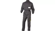 Odzież robocza - Delta Plus Kombinezon Panostyle zapinany na 1 zamek, z poliestru (65%) i bawełny (35%), 235G szaro-zielony rozmiar S M6COMGRPT M6COMGRPT - miniaturka - grafika 1