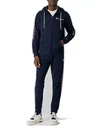 Bluzy męskie - Champion Męska bluza z kapturem American Tape Full Zip, niebieski morski, XL - miniaturka - grafika 1