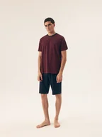 Piżamy damskie - Piżama męska Dive Henderson bordowy, granatowy 3XL - miniaturka - grafika 1