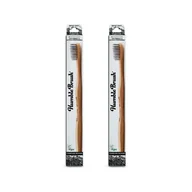 Szczoteczki do zębów - Humble Brush Humble Brush, Bambusowa szczoteczka do zębów dla dorosłych z włóknem węglowym, CHARCOAL 7350075690280 - miniaturka - grafika 1