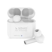 Słuchawki - Savio TWS 07 PRO Biały - miniaturka - grafika 1