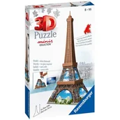 Puzzle - Ravensburger Puzzle 3D 54 Mini budynki: Wieża Eiffel - miniaturka - grafika 1