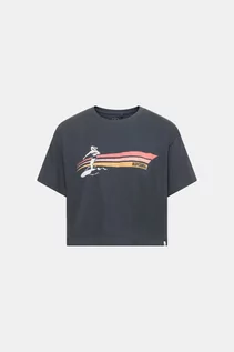 Koszulki sportowe damskie - RIP CURL T-shirt - Granatowy - Kobieta - S (S) - GTEKT9-NAVY - grafika 1