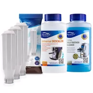 Akcesoria i części do ekspresów do kawy - Zestaw Krups - Filtr AL-TES46 3szt, Uniwersalny Odkamieniacz 250ml, Latteo 250ml - miniaturka - grafika 1