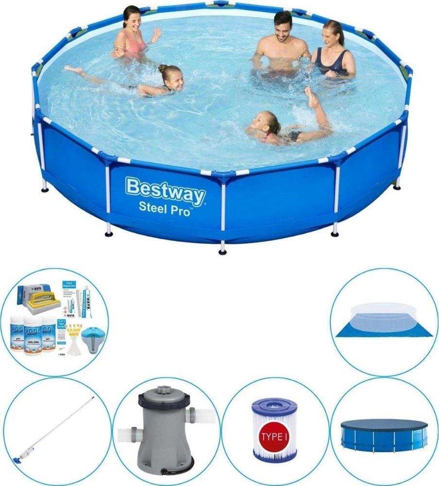 Basen kombi - Bestway Steel Pro 366x76 cm okrągły