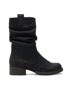 Rieker Botki Z9583-00 Czarny - Botki damskie - miniaturka - grafika 1