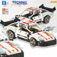 Klocki - KLOCKI KONSTRUKCYJNE SAMOCHÓD SPORTOWY 382 ELEMENT MEGA DUŻY ZESTAW KLOCKÓW - miniaturka - grafika 1