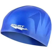 Pływanie - Spurt JEDNOKOLOROWY F230 JASNONIEBIESKI Z TŁOCZENIEM CZEPEK SILIKONOWY - miniaturka - grafika 1