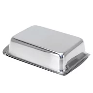 Inne naczynia kuchenne - EH Excellent Houseware Maselniczka srebrna, 4x10x16 cm - miniaturka - grafika 1