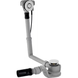 Geberit Uniflex zestaw odpływowo-przelewowy do wanien standard chrom błyszczący PushControl 150.750.21.6 - Syfony - miniaturka - grafika 1