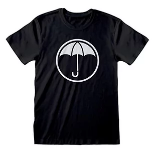Popgear Męski T-shirt z motywem Akademii Czarny, Czarny, L - Parasole - miniaturka - grafika 1