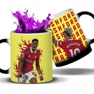 Kubki - Kubek Magiczny Czarny RASHFORD Piłkarze Pilka Nożna Na Prezent Wzory - miniaturka - grafika 1